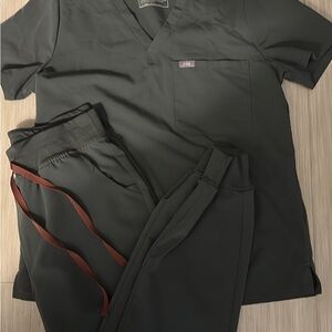 Figs green Scrub set